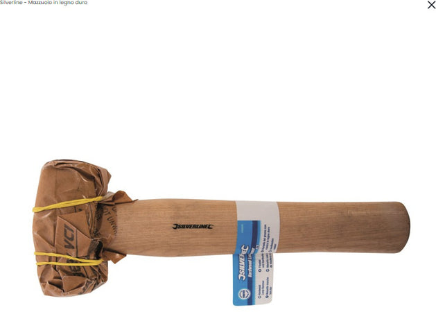 Martello Silverline mazzetta 0.9kg testa in acciaio manico in legno peso Offerta