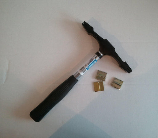 Martello scrostatore Silverline a doppia testa + Set di gramoli 3pz. Silverline