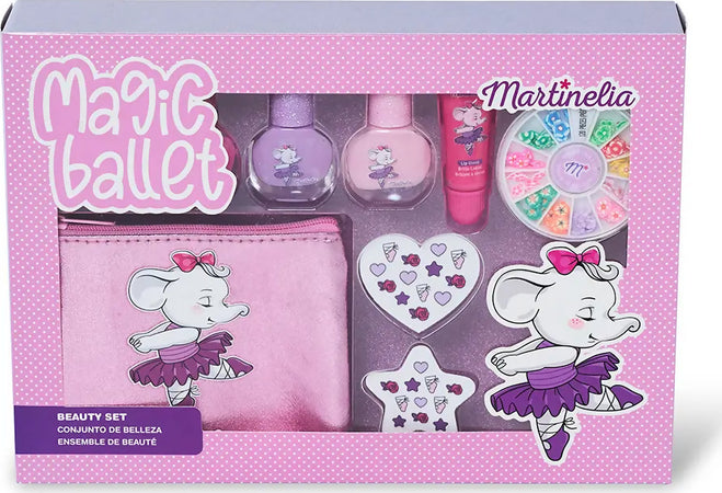 Martinelia Magic Ballet Nails & Case Cofanetto Trucchi E Smalti Bimba Con Adesivi Smalti Lucidalabbra E Borsetta Giochi e giocattoli/Giochi d'imitazione e accessori di travestimento/Accessori per travestimento/Trucchi Cartoleria Deja Vu - Crotone, Commerciovirtuoso.it