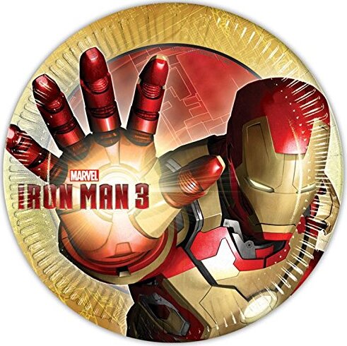 Marvel-23-cm-Iron-Man-3-Piatti-da-Festa