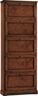 MARY---scarpiera-in-legno-massello-79x30x210-Tinta-noce-Milani-Home