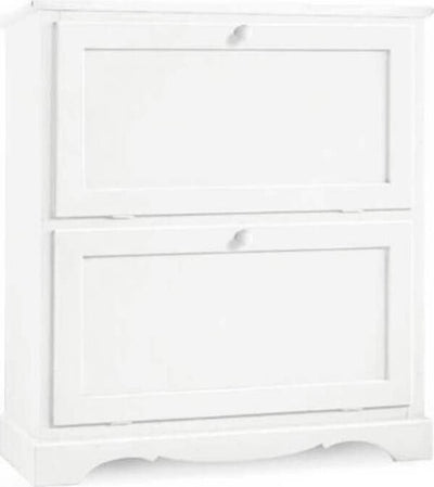 MARY---scarpiera-in-legno-massello-79x30x90-Bianco-Milani-Home