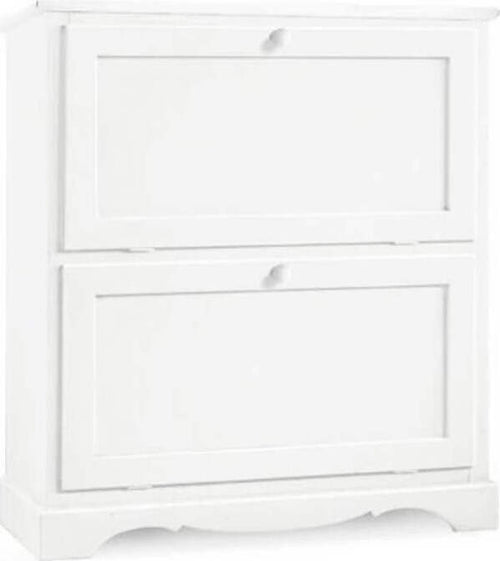 MARY---scarpiera-in-legno-massello-79x30x90-Bianco-Milani-Home