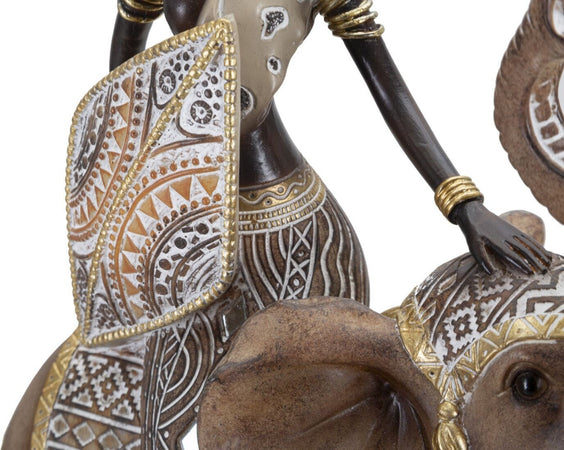 Masai-Tribal-C/Elefante-Cm-22,5X12X32,5