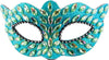Maschera Azzurra In Plastica con gemme e Strass elegante Mascherina travestimento Moda/Abbigliamento specifico/Costumi e accessori/Accessori/Adulti/Maschere Kondorama - Martinsicuro, Commerciovirtuoso.it