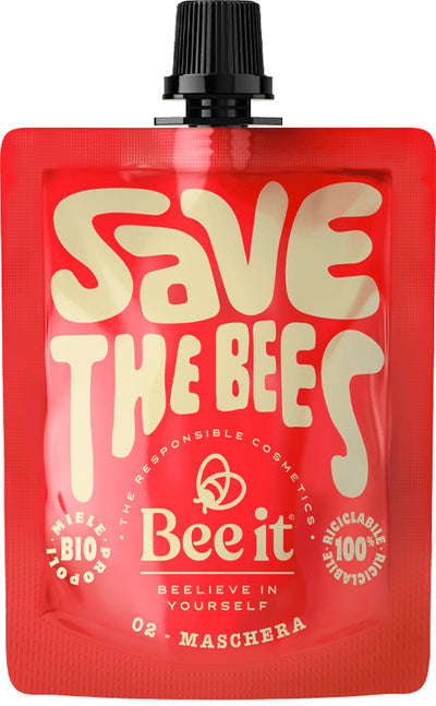 Maschera Capelli Rigenerante 200ml Bee It Save The Bees 100% Di Ingredienti Naturali Bee It Società Benefit