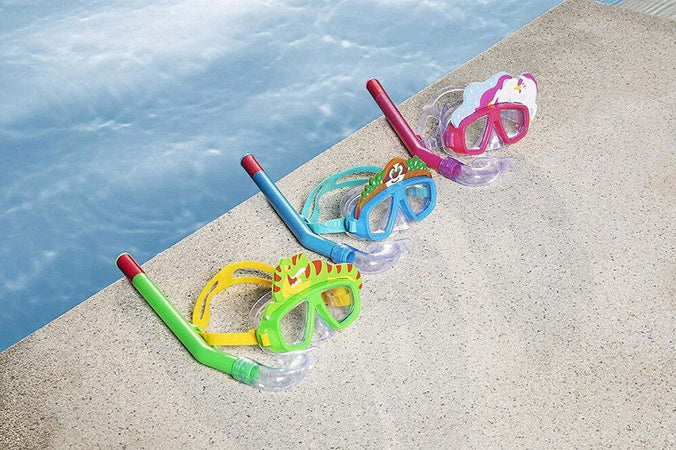 Maschera Da Snorkeling Con Boccaglio Per Bambini Con Animaletti 3-6+ Anni 24059 Sport e tempo libero/Attività ricreative all'aperto/Sport acquatici/Nuoto/Occhialini Trade Shop italia - Napoli, Commerciovirtuoso.it