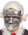 Maschera-in-argento-con-bautta-in-plastica-Carnival-Toys