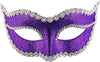 Maschera In Plastica con glitter Viola Mascherina glitterata Giochi e giocattoli/Giochi d'imitazione e accessori di travestimento/Accessori per travestimento/Maschere Kondorama - Martinsicuro, Commerciovirtuoso.it