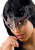 Maschera Metallo Argento con Strass Rossi maschera Elegante e Sensuale Moda/Abbigliamento specifico/Costumi e accessori/Accessori/Adulti/Maschere Kondorama - Martinsicuro, Commerciovirtuoso.it