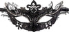 Maschera Nera In Metallo Con Strass maschera Elegante da Donna Moda/Abbigliamento specifico/Costumi e accessori/Accessori/Adulti/Maschere Kondorama - Martinsicuro, Commerciovirtuoso.it