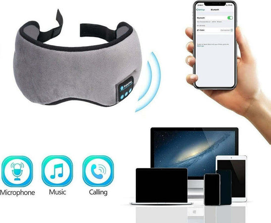 Maschera Notte Copri Occhi Per Dormire Da Viaggio Con Cuffie Bluetooth Q-yz1 Moda/Valigie borse e accessori da viaggio/Accessori/Accessori da viaggio/Mascherine per dormire Trade Shop italia - Napoli, Commerciovirtuoso.it