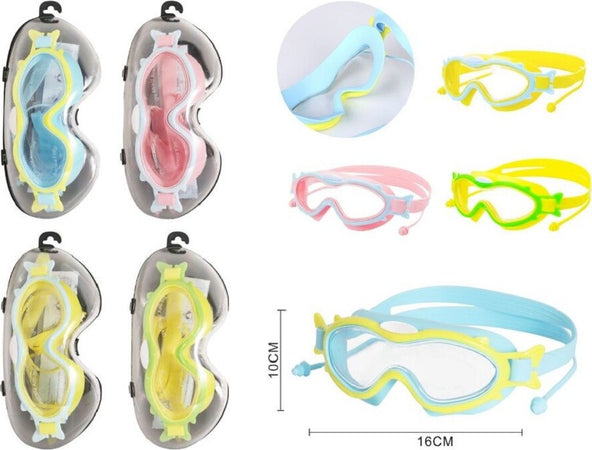 Maschera Occhialini Con Tappi Da Nuoto Piscina Estate 16x10cm Vari Colori 605426 Sport e tempo libero/Attività ricreative all'aperto/Sport acquatici/Nuoto/Occhialini Trade Shop italia - Napoli, Commerciovirtuoso.it