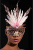 Maschera Preziosa Rosa Con Glitter e Piume Maschera Elegante da Donna Moda/Abbigliamento specifico/Costumi e accessori/Accessori/Adulti/Maschere Kondorama - Martinsicuro, Commerciovirtuoso.it