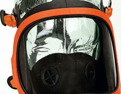 Maschera protettiva facciale in silicone attacco EN 148/1 senza filtro