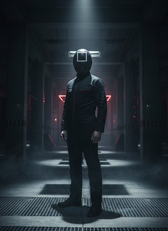 Maschera Squid Game Serie Tv Costume Originale Gioco Del Calamaro Cosplay