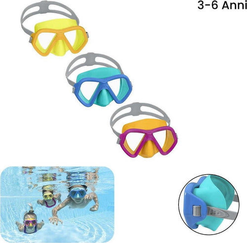 Maschera Subacquea Per Bambini Glider Con Protezione Uv Colori Assortiti 22048 Sport e tempo libero/Attività ricreative all'aperto/Sport acquatici/Immersione e Snorkeling/Maschere Trade Shop italia - Napoli, Commerciovirtuoso.it