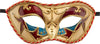 Maschera Veneziana In Plastica con decorazioni Rosse e Azzurre con passamaneria Giochi e giocattoli/Giochi d'imitazione e accessori di travestimento/Accessori per travestimento/Maschere Kondorama - Martinsicuro, Commerciovirtuoso.it