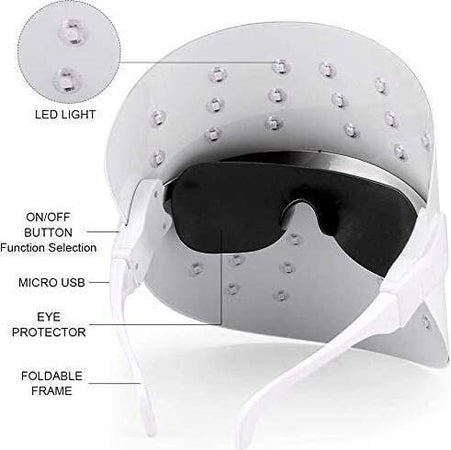 Maschera Viso Fototerapia Spettro Bellezza Acne Pelle Anti Rughe Radiofrequenza Salute e Bellezza > Cura del corpo e viso Trade Shop italia - Napoli, Commerciovirtuoso.it