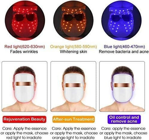 Maschera Viso Fototerapia Spettro Bellezza Acne Pelle Anti Rughe Radiofrequenza Salute e Bellezza > Cura del corpo e viso Trade Shop italia - Napoli, Commerciovirtuoso.it