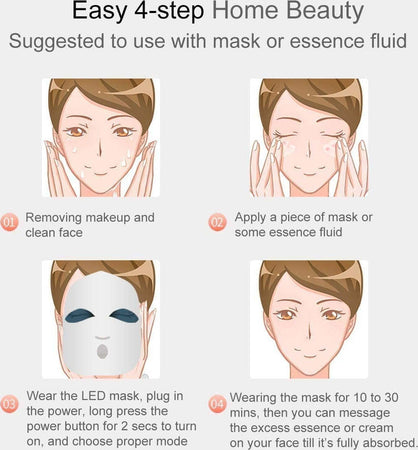 Maschera Viso Fototerapia Spettro Bellezza Acne Pelle Anti Rughe Radiofrequenza Salute e Bellezza > Cura del corpo e viso Trade Shop italia - Napoli, Commerciovirtuoso.it