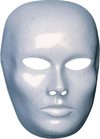 Maschera-Viso-Media-Bianco-da-Pitturare-in-plastica-Carnival-Toys