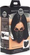 Mascherina Fetish Covid Nera Lavabile In Lavatrice Cotone Plastica Metallo Nichel Free Quarantined Fashion Face Mask - Black Salute e cura della persona/Erotismo e contraccezione/Bondage/Bavagli Kondorama - Martinsicuro, Commerciovirtuoso.it
