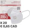 Mascherina FFP2 NR Bianche Certificate CE2163 Mascherine Zhejiang Gen Yuan Tang Medical Technology Certificazione CE2163- DPI | bfe ≥95% | Imbustate Singolarmente