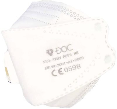 Mascherina FFP3 Pieghevole con Valvola CE 0598 Mascherine DOC FFP3 Pieghevole DPI di III Categoria Certificazione