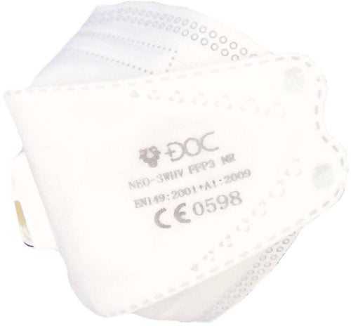 Mascherina FFP3 Pieghevole con Valvola CE 0598 Mascherine DOC FFP3 Pieghevole DPI di III Categoria Certificazione