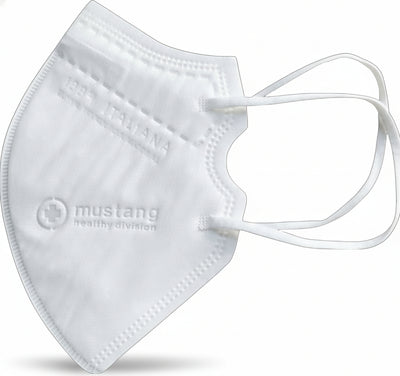 Mascherina Prodotta In Italia da 0.60 Imbustata Singolarmente Mascherine Certificate Italiane Bianche Mustang