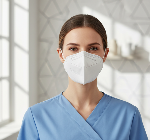 Mascherina Prodotta In Italia da 0.60 Imbustata Singolarmente Mascherine Certificate Italiane Bianche Mustang