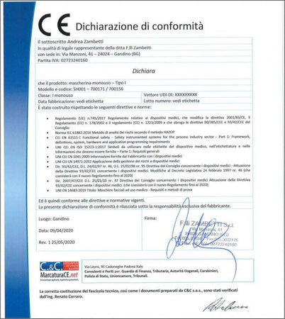 Mascherine Chirurgiche Monouso In Tnt 3 Strati Certificate In Confezione Da 10 Pz Iva Esente Fai da te/Sicurezza e protezione/Attrezzature per sicurezza sul lavoro/Maschere e respiratori/Mascherine antipolvere pieghevoli Kondorama - Martinsicuro, Commerciovirtuoso.it