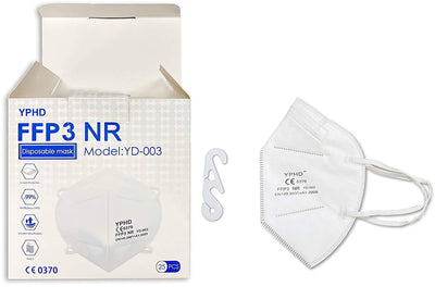 Mascherine FFP3 Mascherina Dispositivo di Protezione Individuale da € 1,99 Cad. Marchio CE 0370 Nasello in Memory Foam Imbustate Singolarmente Dresswork