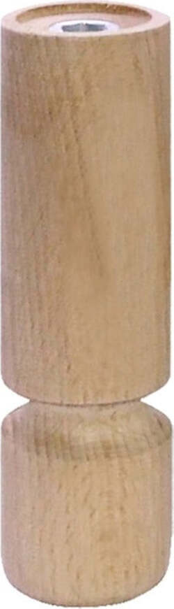 MASDEF-PIEDE-H130MM-D40-LEGNO-GREZZO