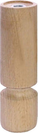 MASDEF-PIEDE-H130MM-D40-LEGNO-GREZZO