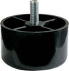 MASIDEF---1-PIEDINO-IN-PLASTICA-NERA-D78H80-PERNO-FIL-M10X30