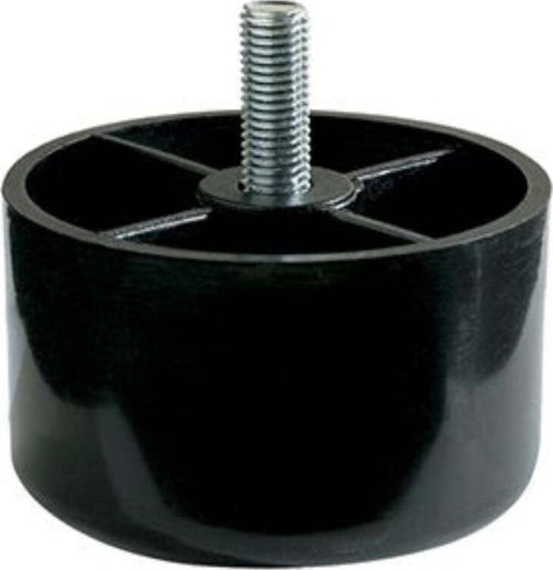 MASIDEF---1-PIEDINO-IN-PLASTICA-NERA-D78H80-PERNO-FIL-M10X30