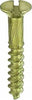 MASIDEF---10-PEZZI---VITI-PER-LEGNO-CON-TESTA-PIANA-SVASATA---IN-OTTONE-3,5X20MM