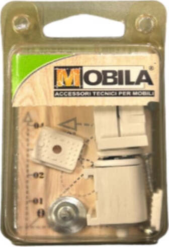 MASIDEF---2-PEZZI---CHIUSURE-IN-PLASTICA-MAGNETICHE-CON-BASETTA---COLORE-BIANCO***