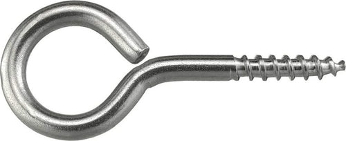 MASIDEF---4-PEZZI---OCCHIOLI-A-VITE-FILETTATI-IN-ACCIAIO-INOSSIDABILE-4X60MM