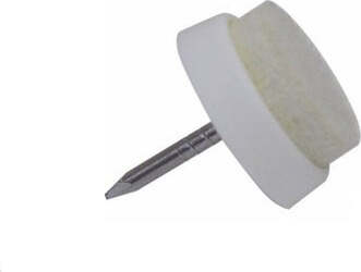 MASIDEF---4-SCIVOLI-IN-PLASTICA-CON-FELTRO-E-CHIODO-D30M.-BIANCHI
