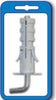 MASIDEF---4-TASSELLI-NYLON-GANCIO-LUNGO--DIAM.-12X55-MM