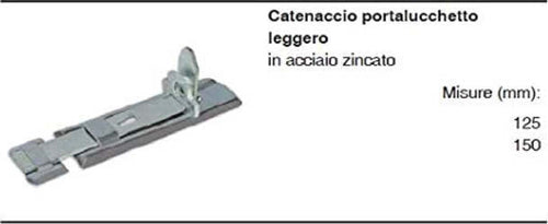 MASIDEF---Catenaccio-portalucchetto-Leggero-in-zincato-zincato-150mm