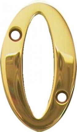 MASIDEF---CIVICO-IN-OTTONE-LUCIDO-8cm-N.-0