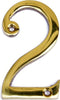 MASIDEF---CIVICO-IN-OTTONE-LUCIDO-8cm-N.-2