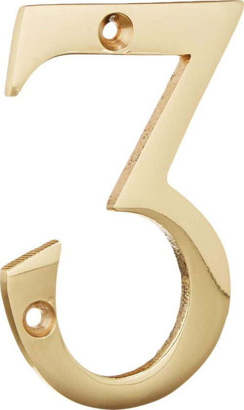 MASIDEF---CIVICO-IN-OTTONE-LUCIDO-8cm-N.-3