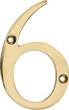 MASIDEF---CIVICO-IN-OTTONE-LUCIDO-8cm-N.-6