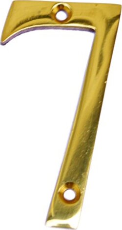 MASIDEF---CIVICO-IN-OTTONE-LUCIDO-8cm-N.-7