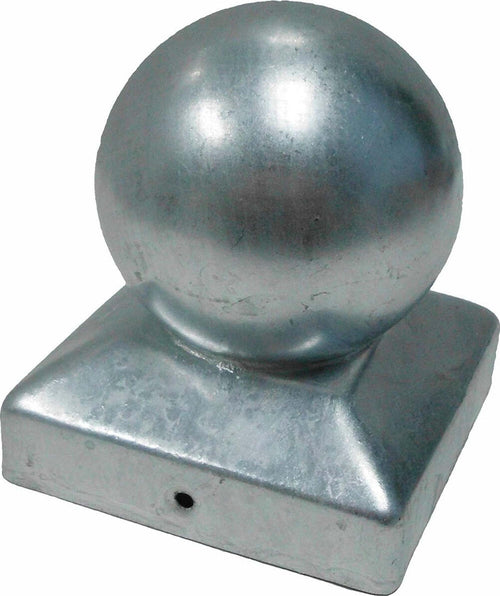 MASIDEF---COPERTURA-PER-PALI-A-SFERA-90X90MM---BASE-QUADRATA---POMELLO-ZINCATO